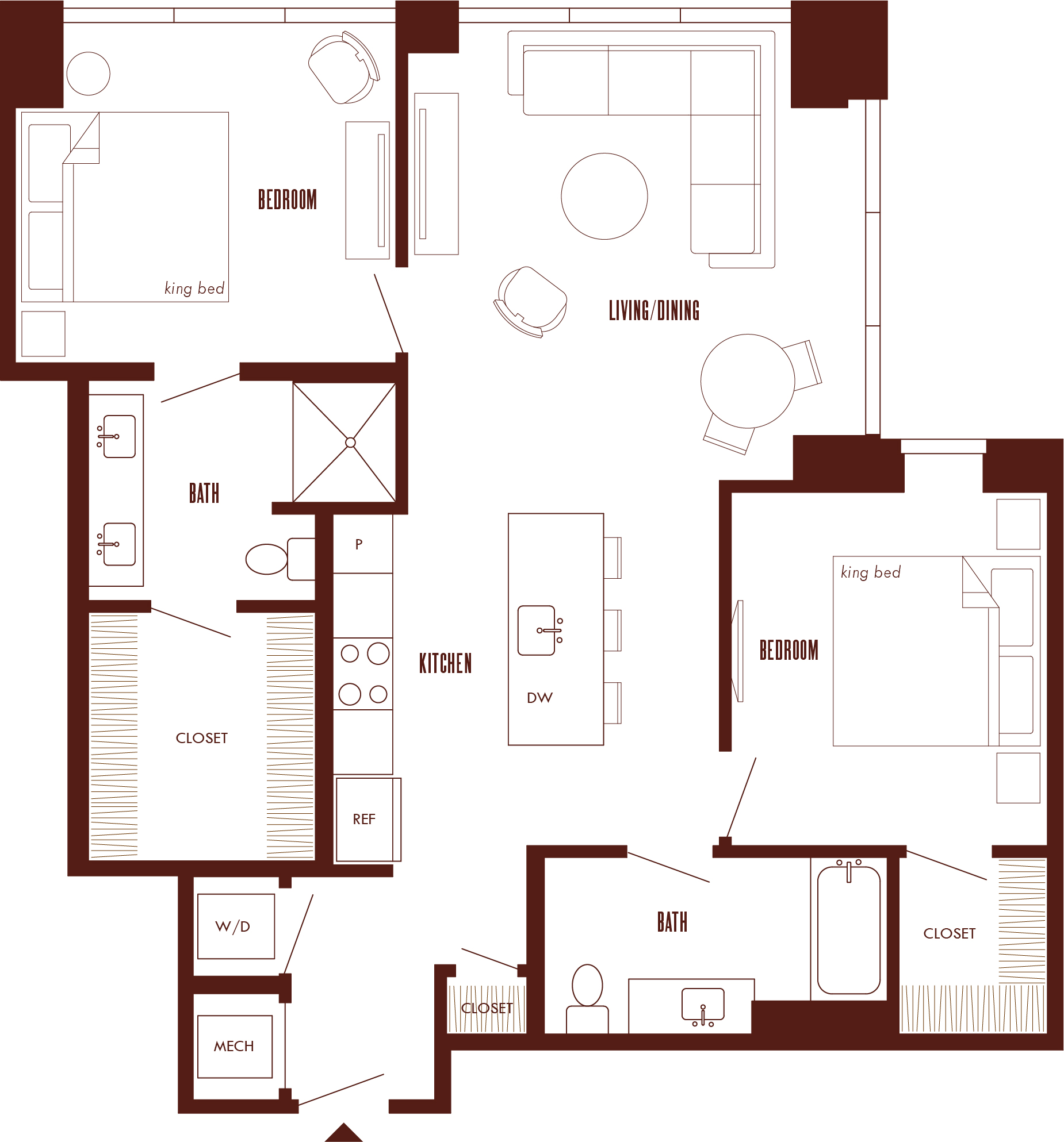 Floor Plan Image of Apartment Apt 