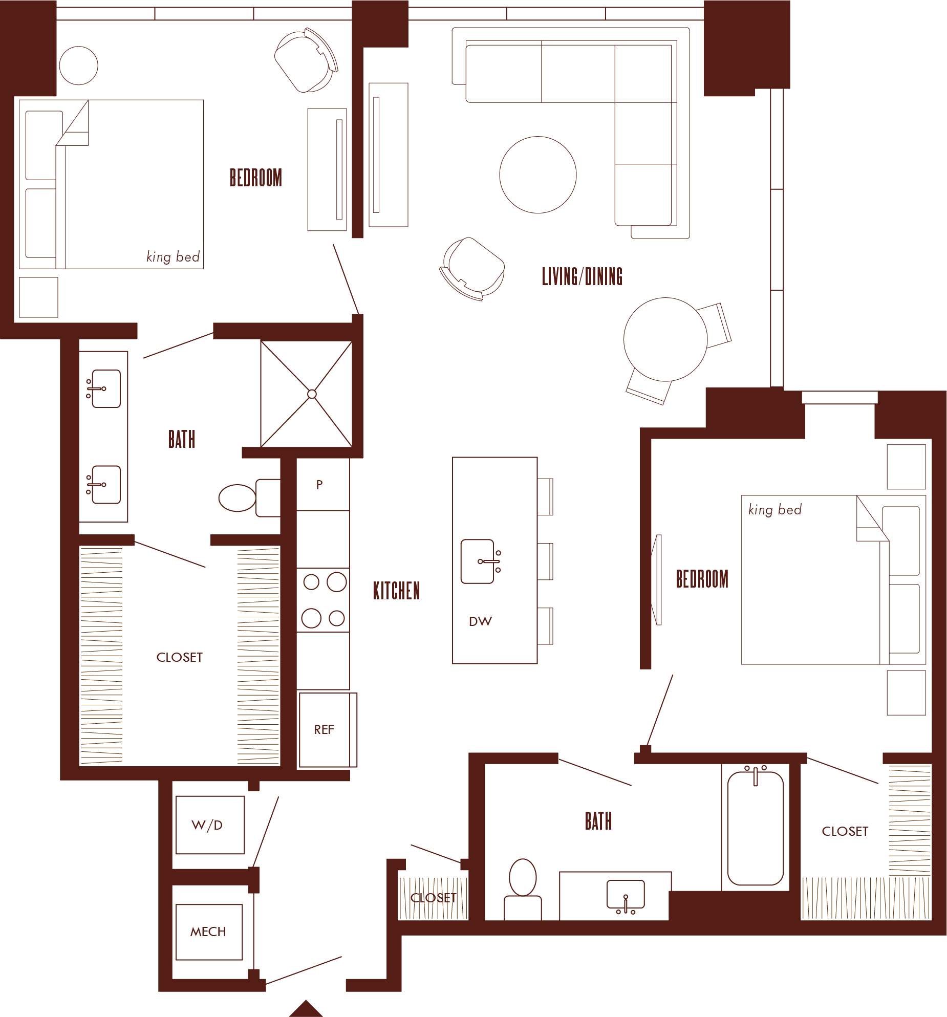 Floor Plan Image of Apartment Apt 