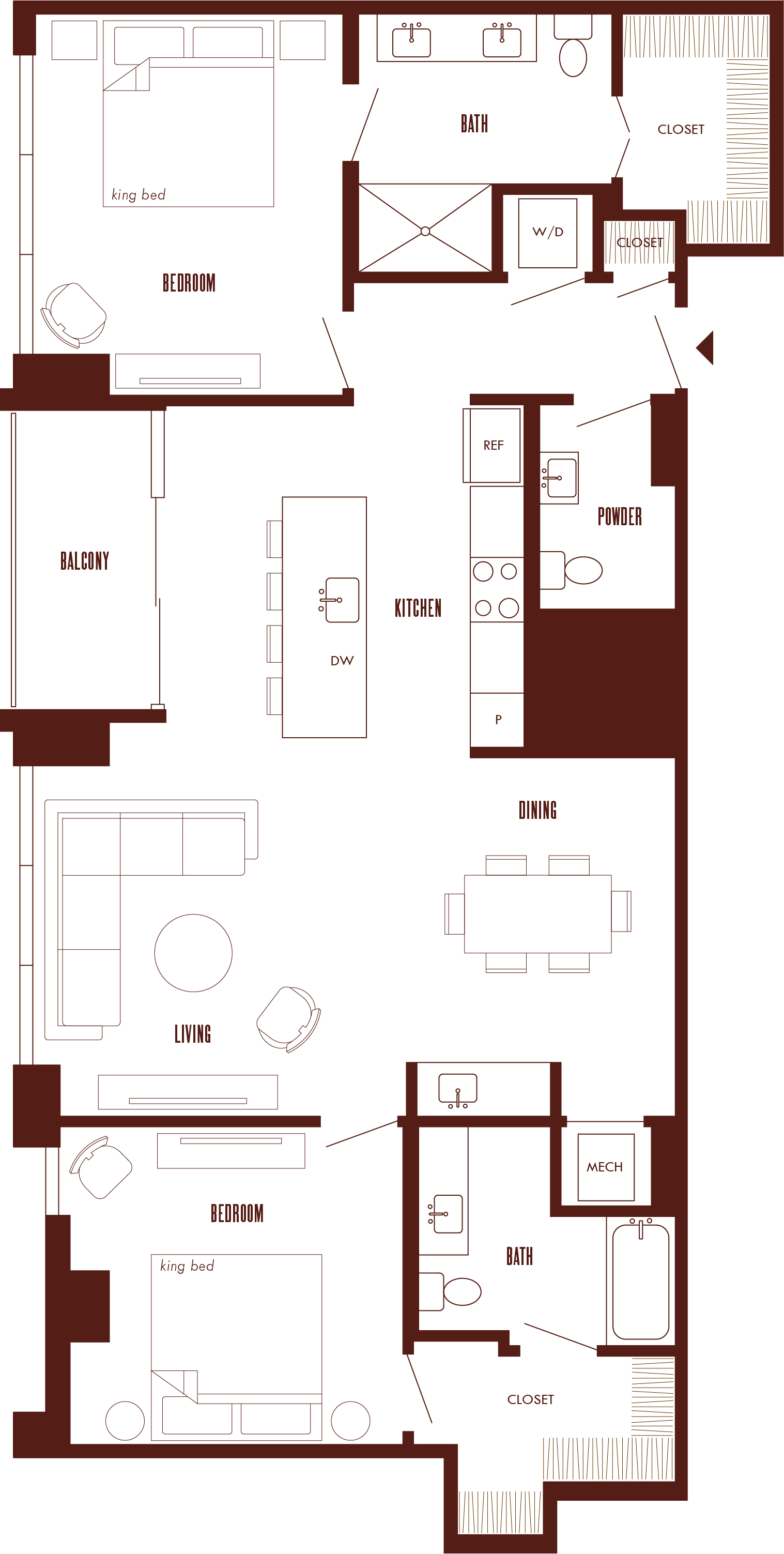Floor Plan Image of Apartment Apt 