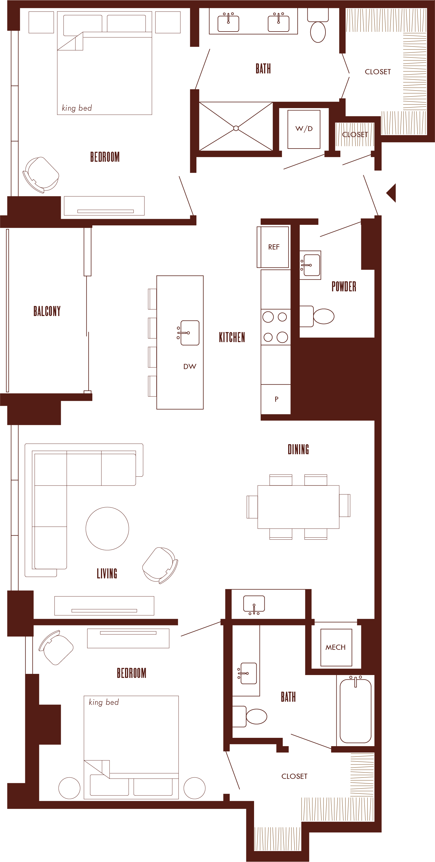 Floor Plan Image of Apartment Apt 