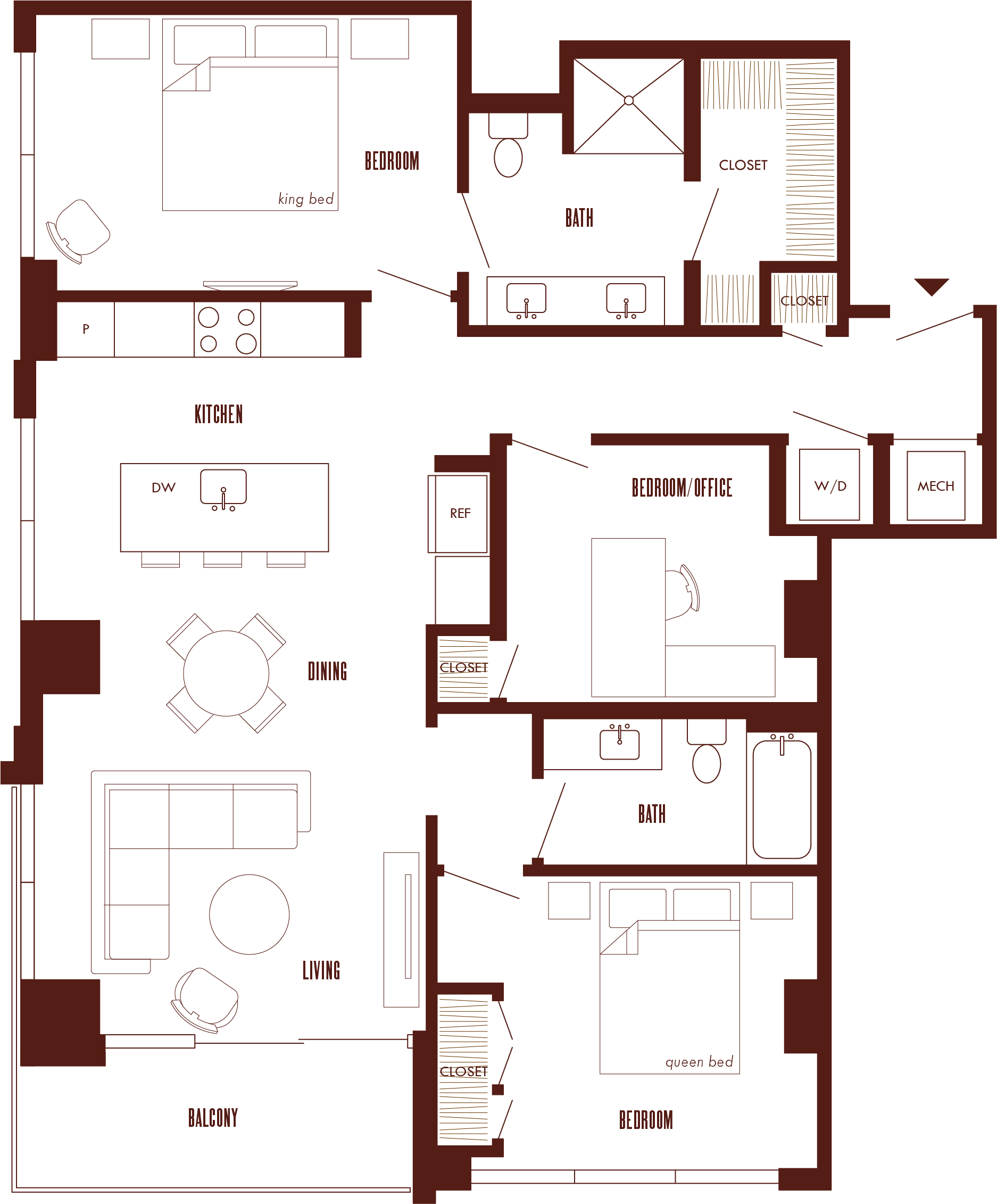 Floor Plan Image of Apartment Apt 