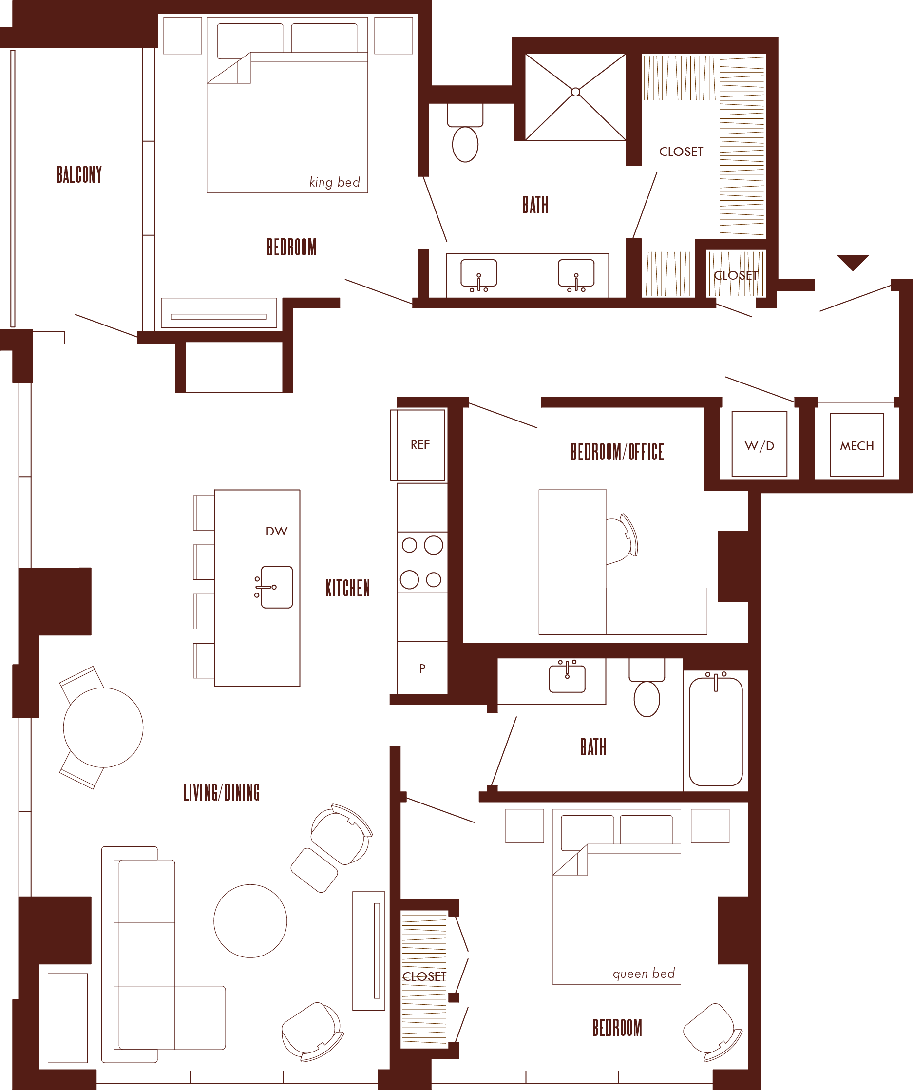 Floor Plan Image of Apartment Apt 