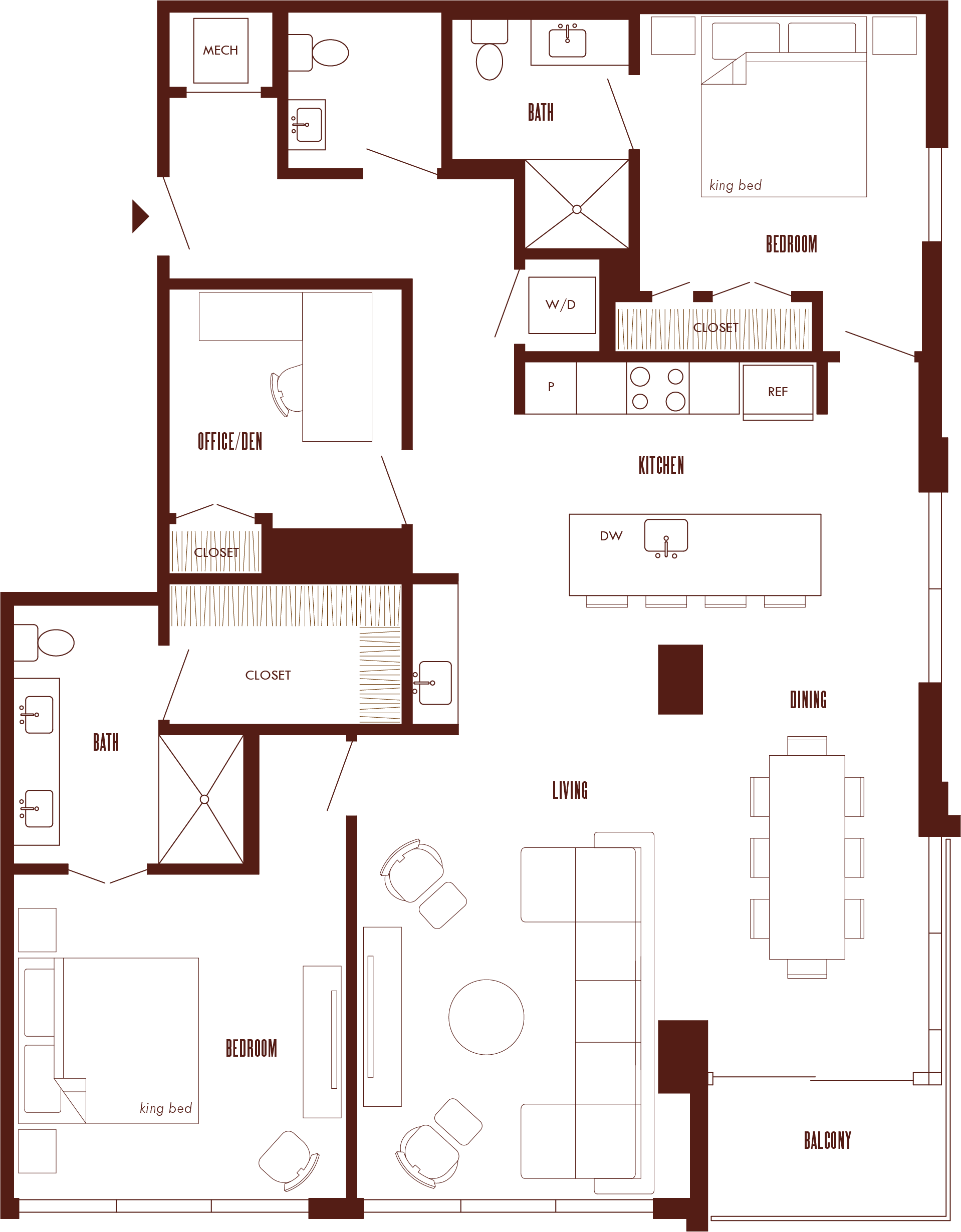 Floor Plan Image of Apartment Apt 