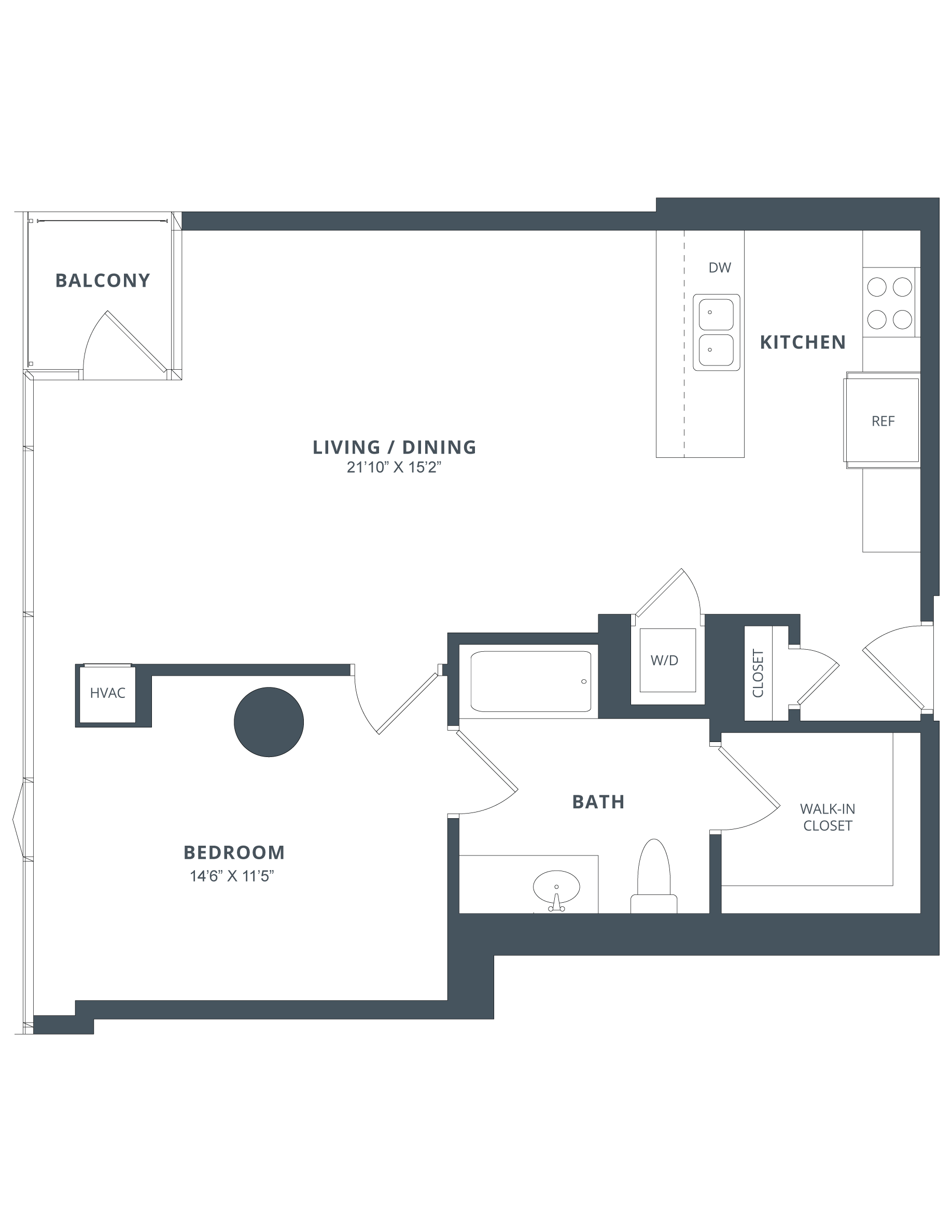 Apartment 2706 floorplan