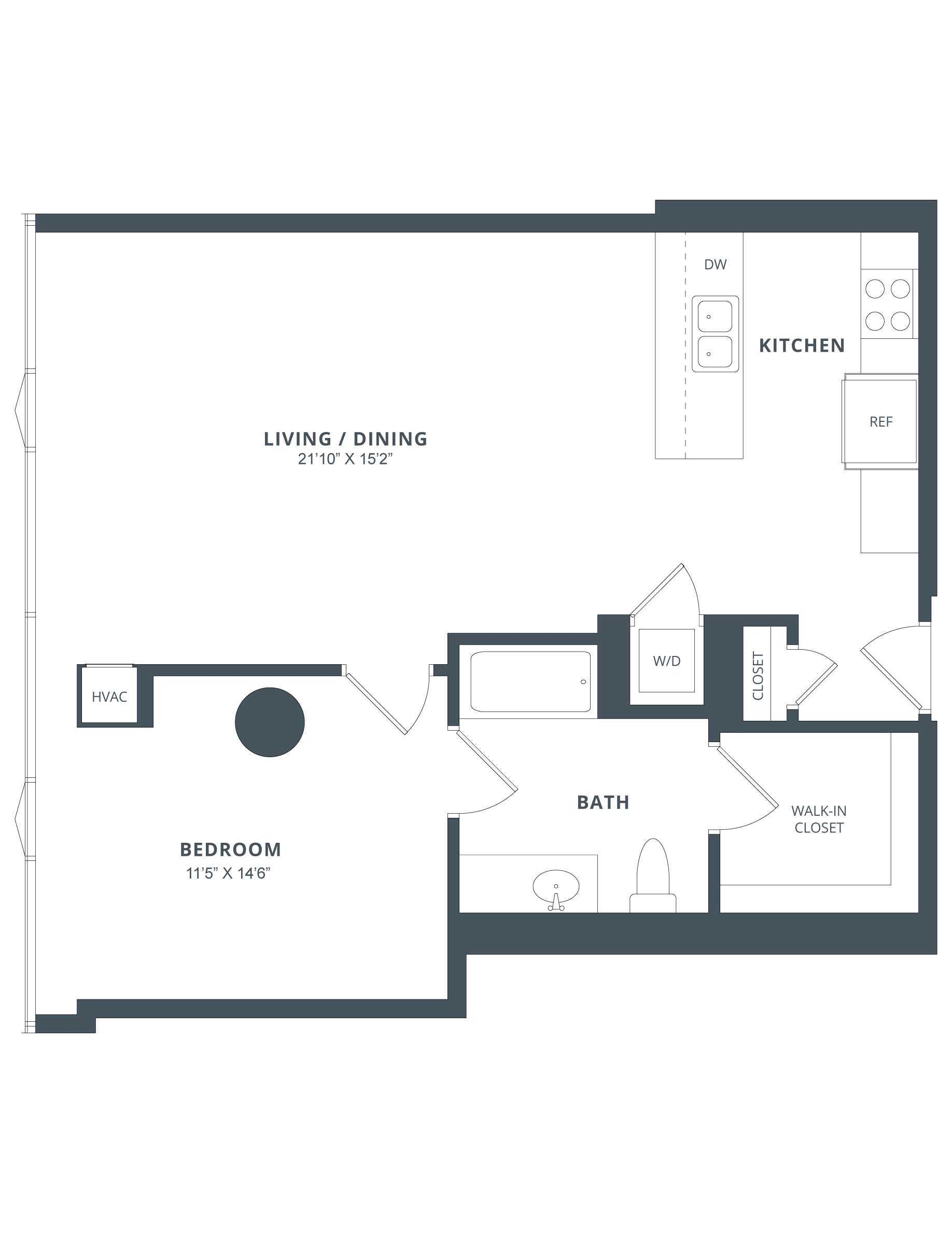 Apartment 0906 floorplan