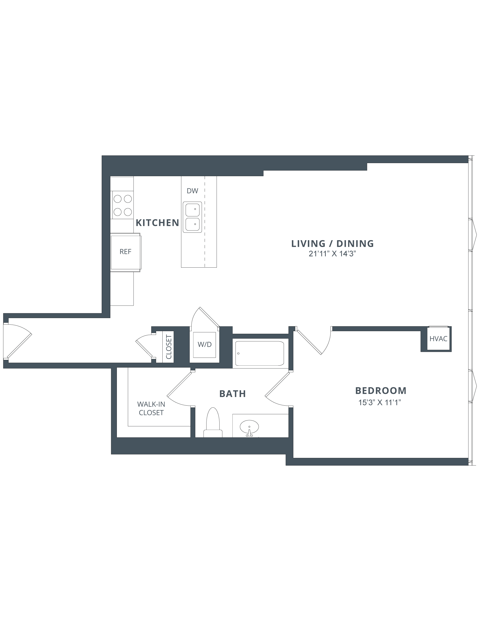Apartment 0809 floorplan