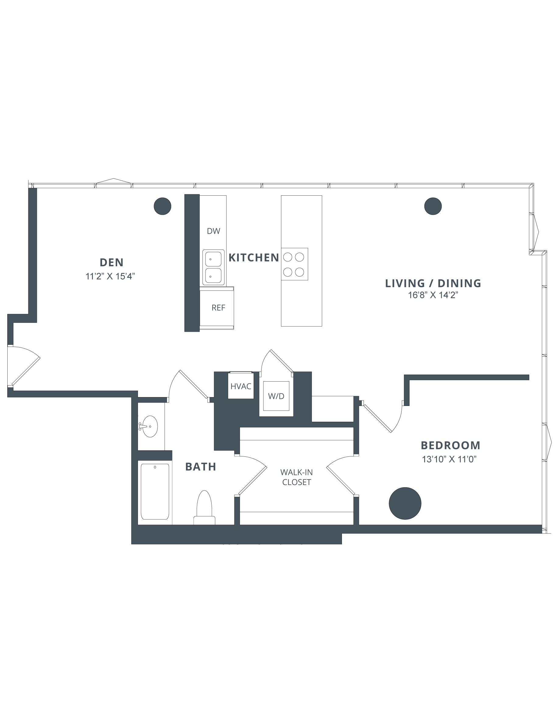 Apartment 0901 floorplan