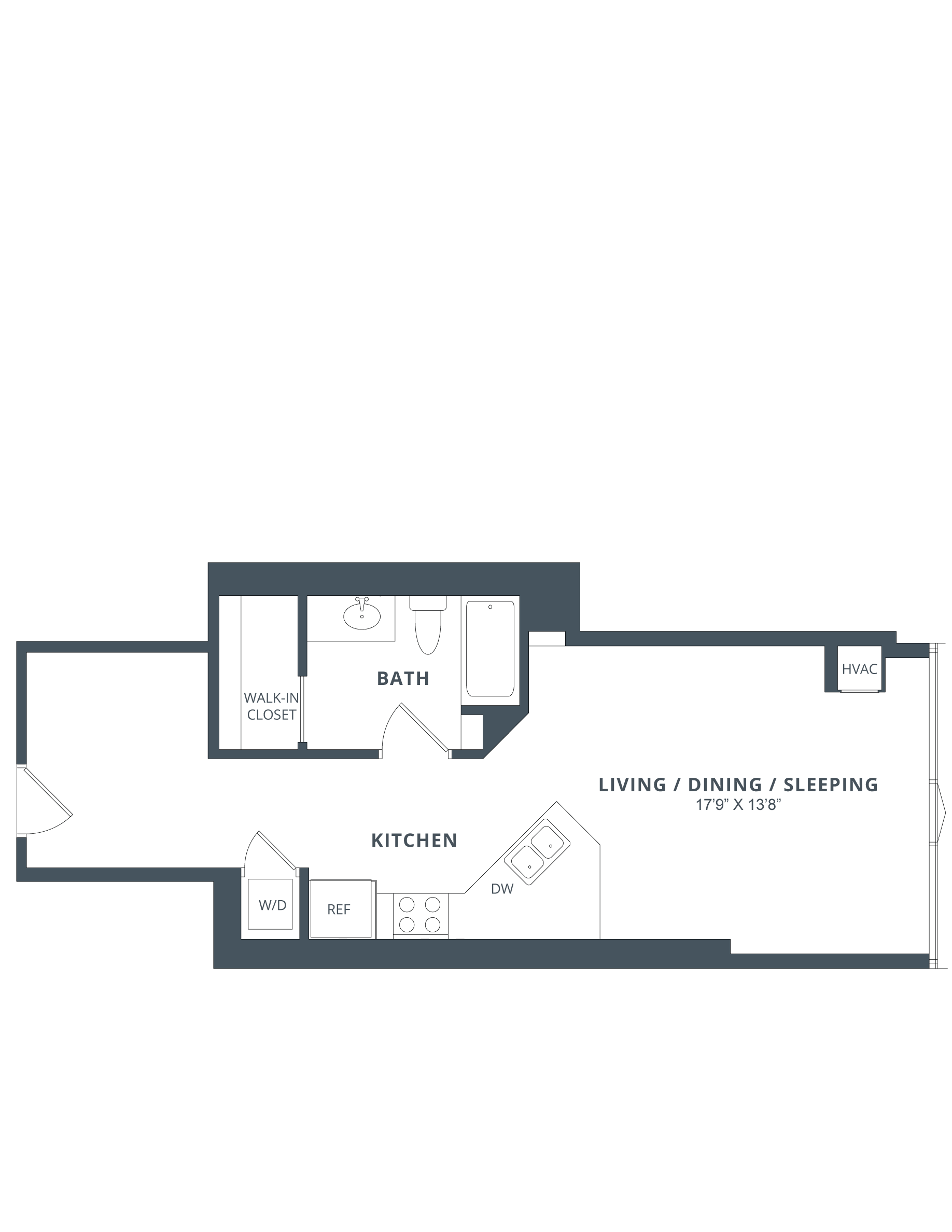 Apartment 1207 floorplan