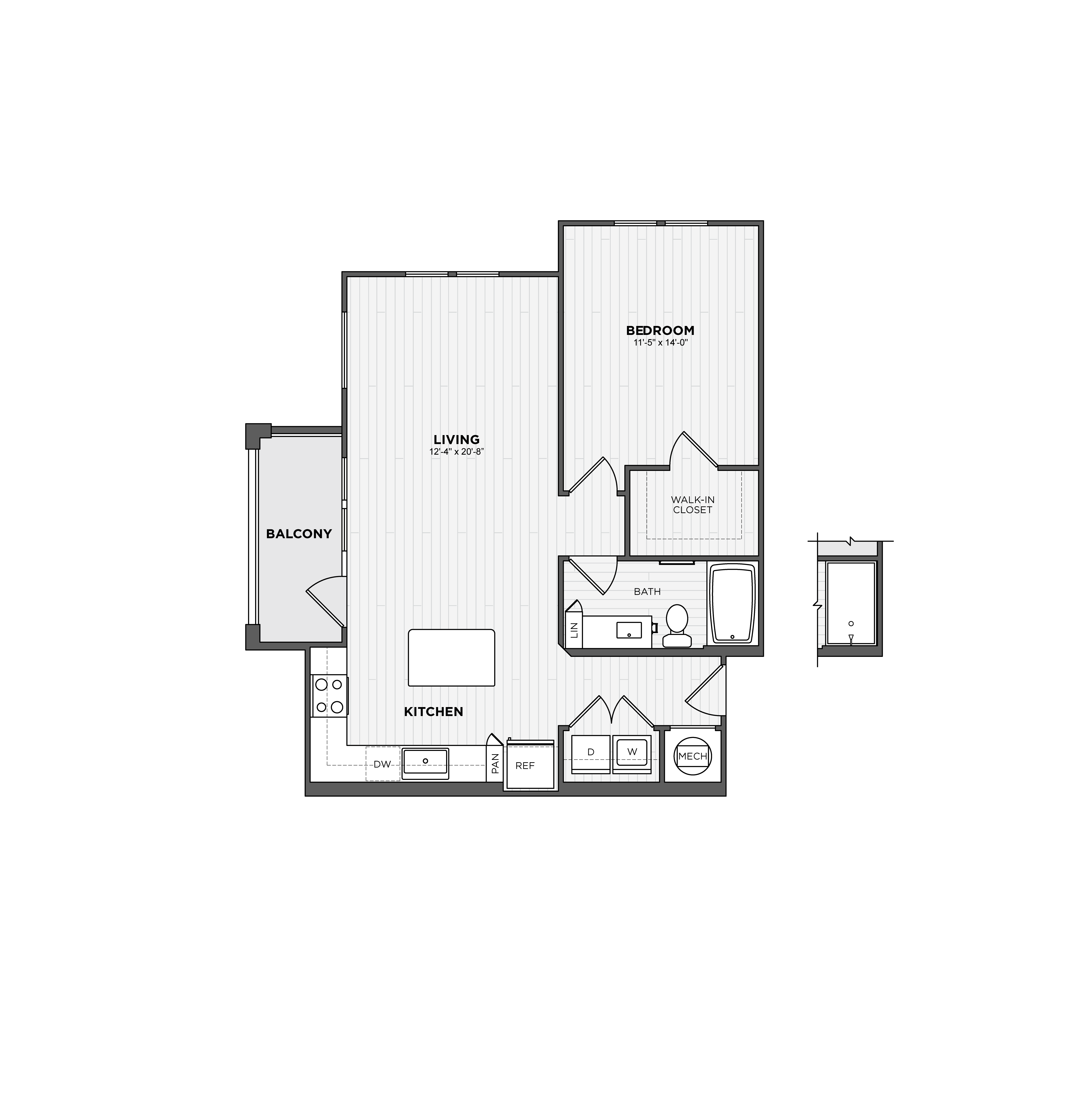 Apartment 03-101 floorplan