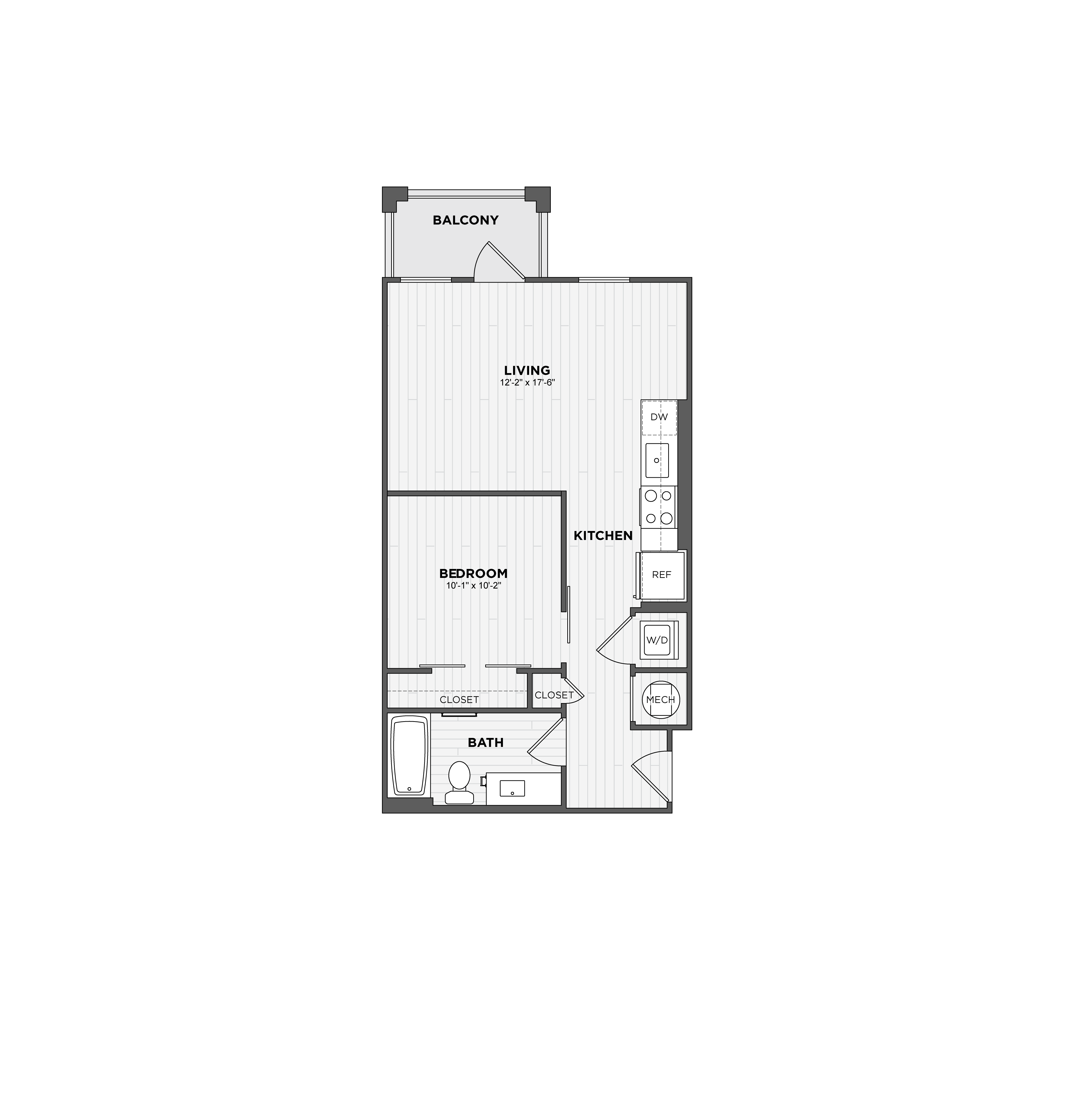 Apartment 07-105 floorplan