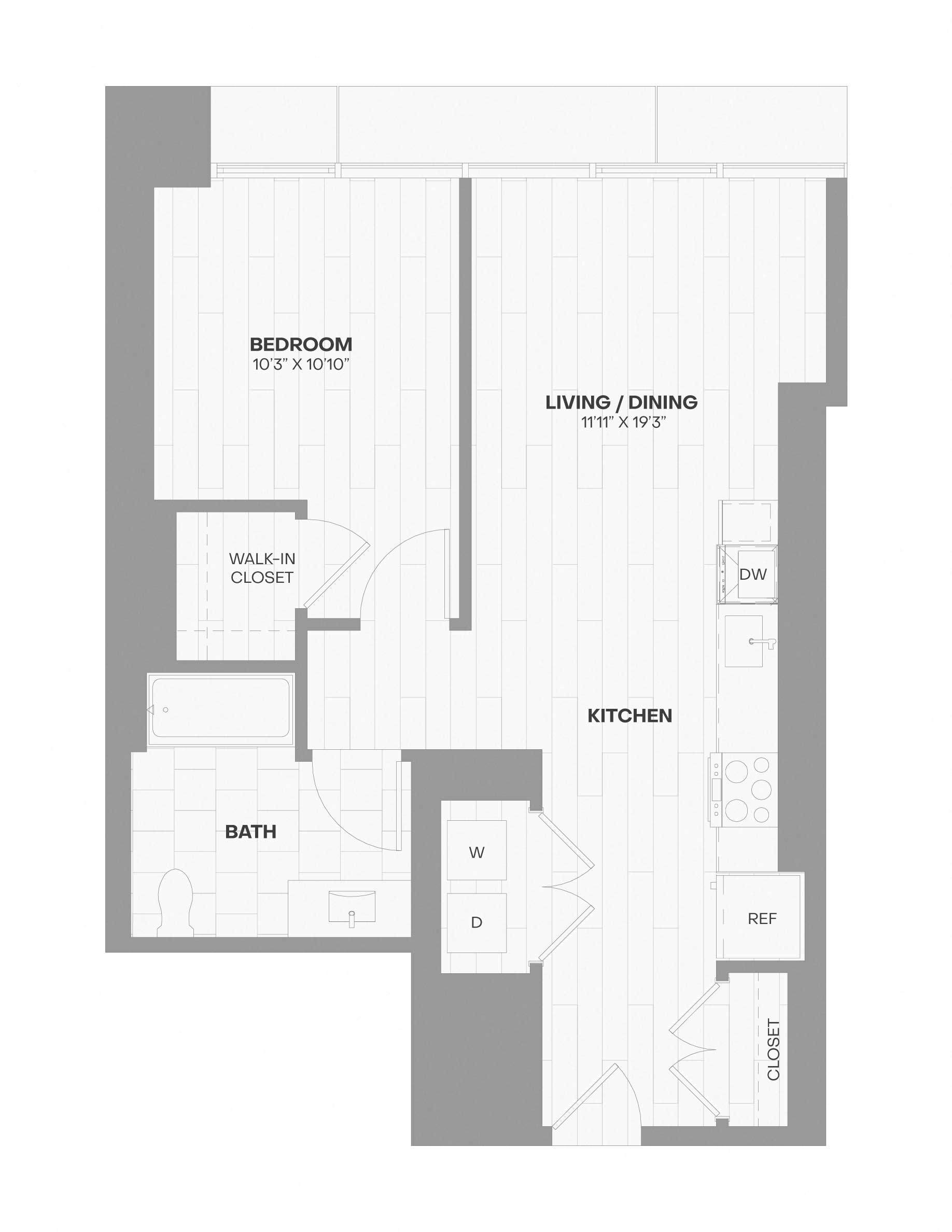 Apartment 0310 floorplan