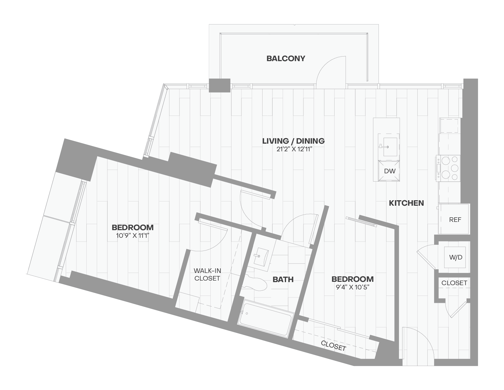 Apartment 0508 floorplan