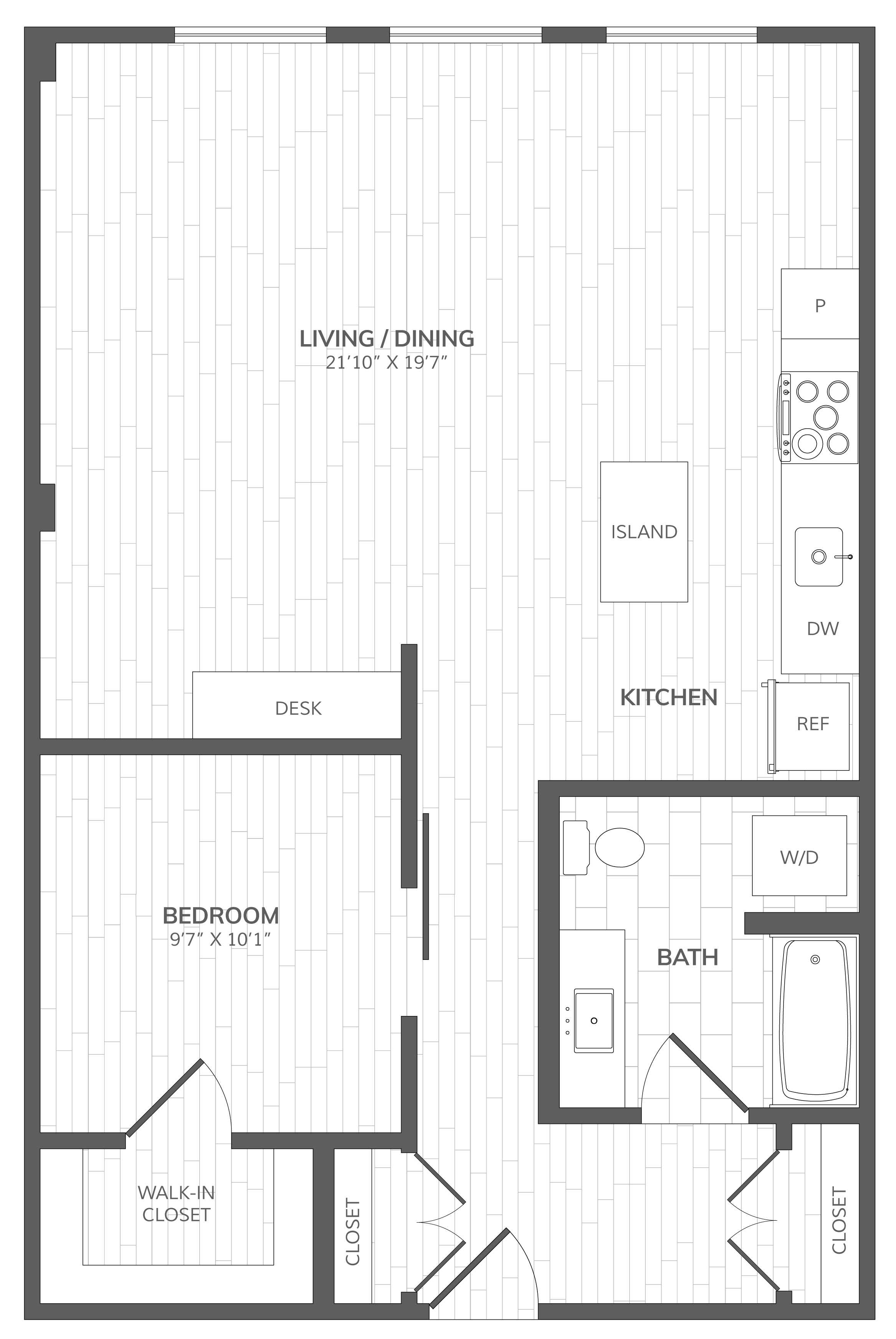 Floor Plan Image of Apartment Apt 335