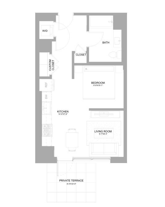 Floor Plan Image of Apartment Apt 350