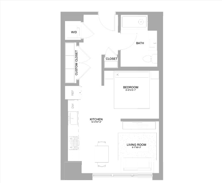 Floor Plan Image of Apartment Apt 364