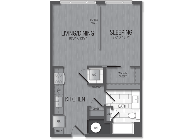 Floor Plan Image of Apartment Apt 2-563
