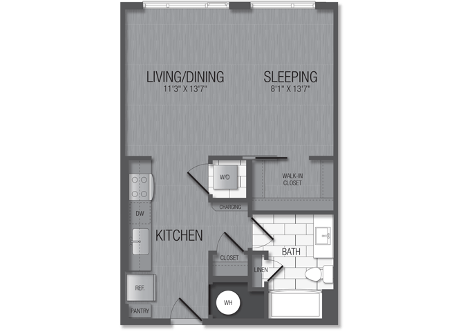 Floor Plan Image of Apartment Apt 2-455