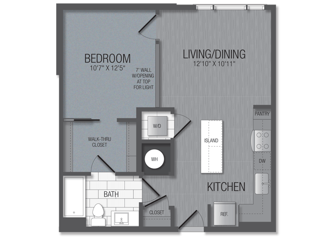 Floor Plan Image of Apartment Apt 2-464