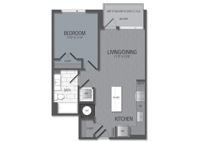Floor Plan Image of Apartment Apt 2-317