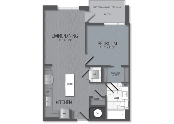 Floor Plan Image of Apartment Apt 2-637