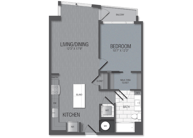 Floor Plan Image of Apartment Apt 2-375