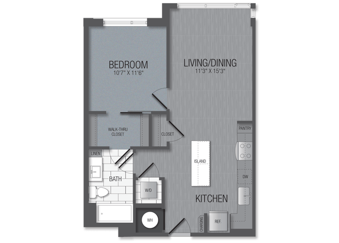 Floor Plan Image of Apartment Apt 2-545