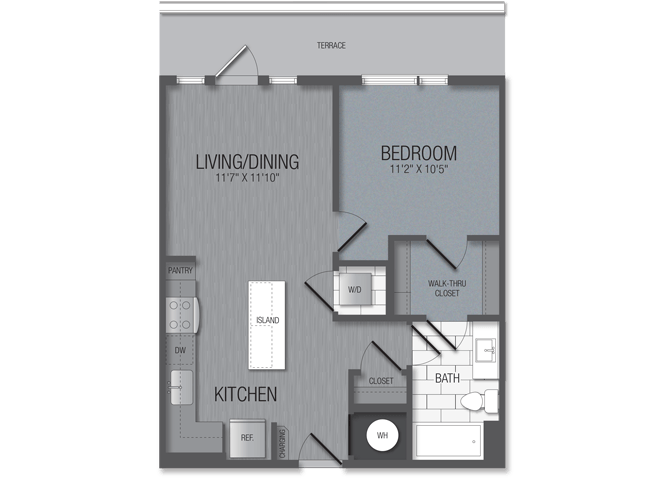 Floor Plan Image of Apartment Apt 2-647