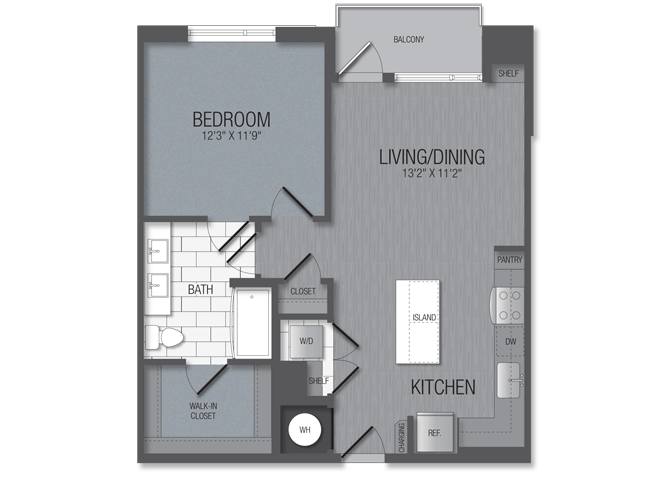 Floor Plan Image of Apartment Apt 2-351