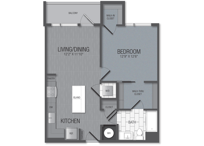 Floor Plan Image of Apartment Apt 2-486