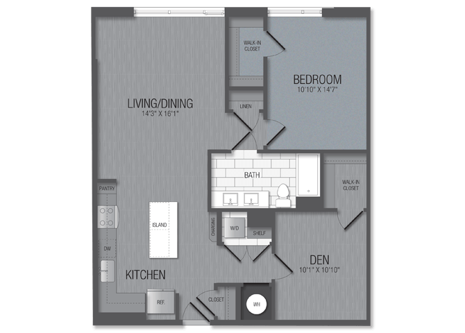 Floor Plan Image of Apartment Apt 2-465