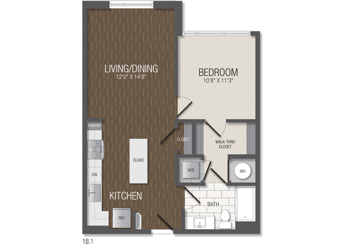 Floor Plan Image of Apartment Apt 2-554