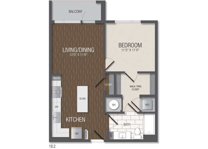 Floor Plan Image of Apartment Apt 1-128
