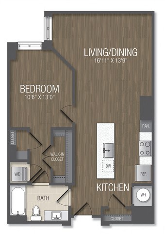 Floor Plan Image of Apartment Apt 243