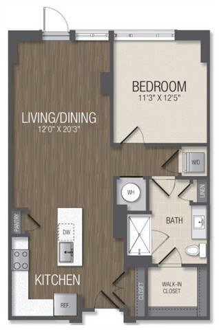 Floor Plan Image of Apartment Apt 243