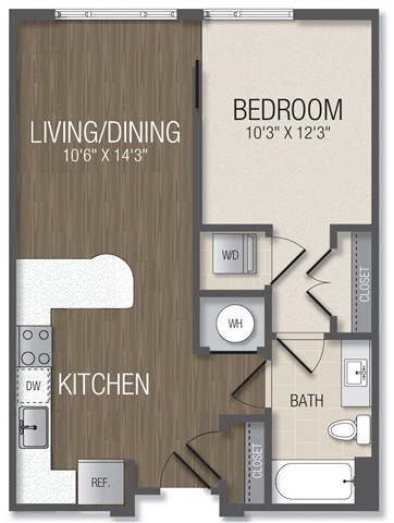Floor Plan Image of Apartment Apt 572