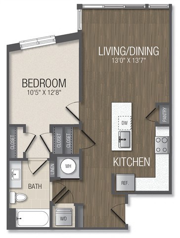 Floor Plan Image of Apartment Apt 259