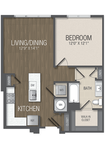 Floor Plan Image of Apartment Apt 245