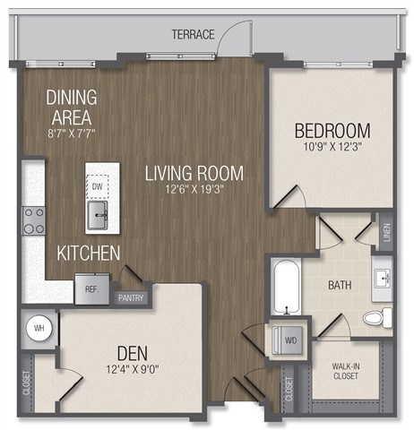 Floor Plan Image of Apartment Apt 637