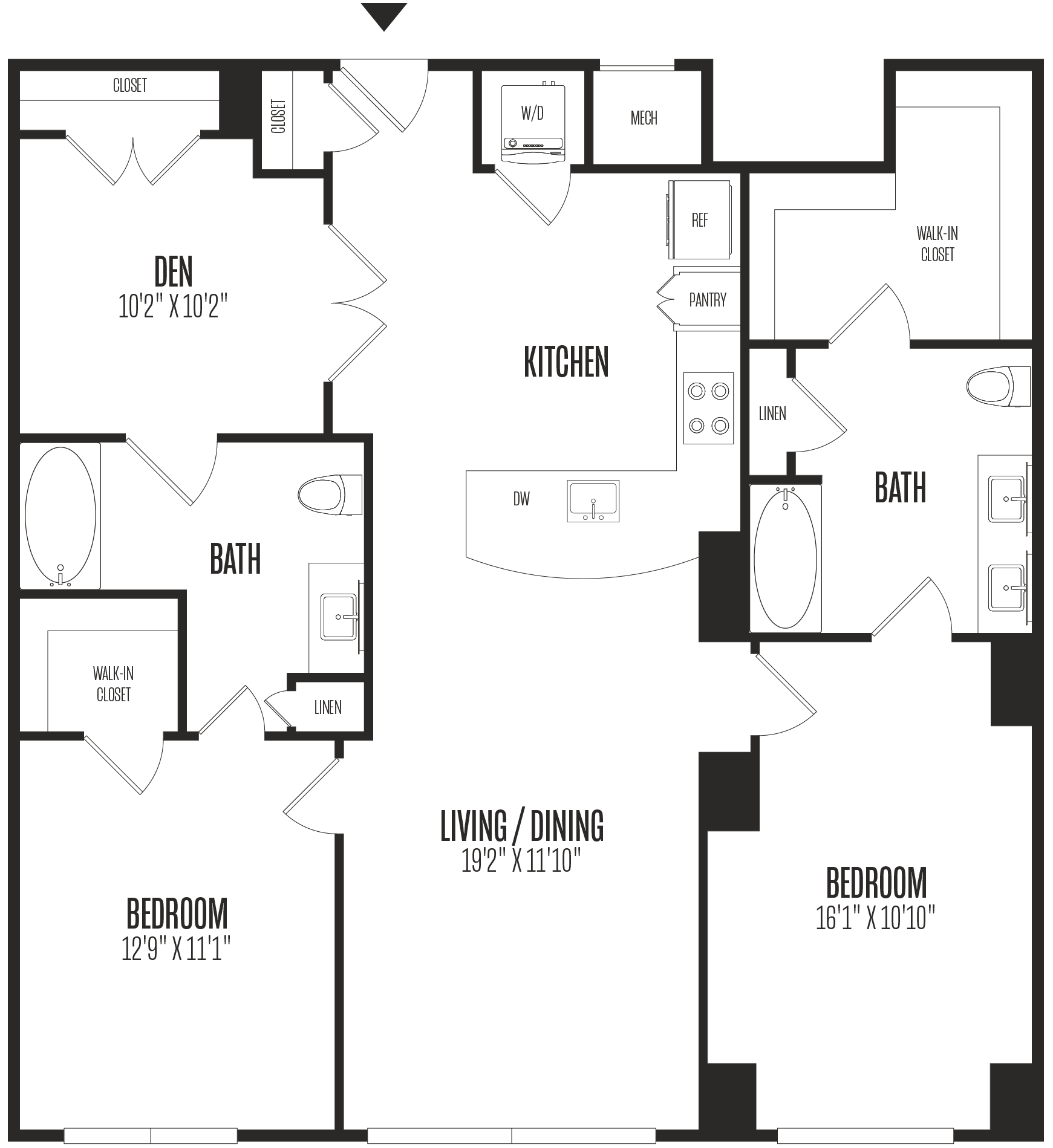 Floor Plan Image of Apartment Apt 0708
