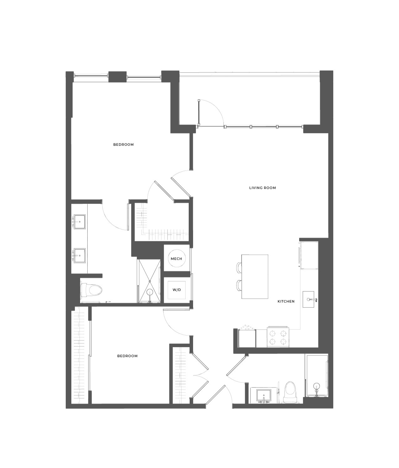 Floorplan image of apartment 