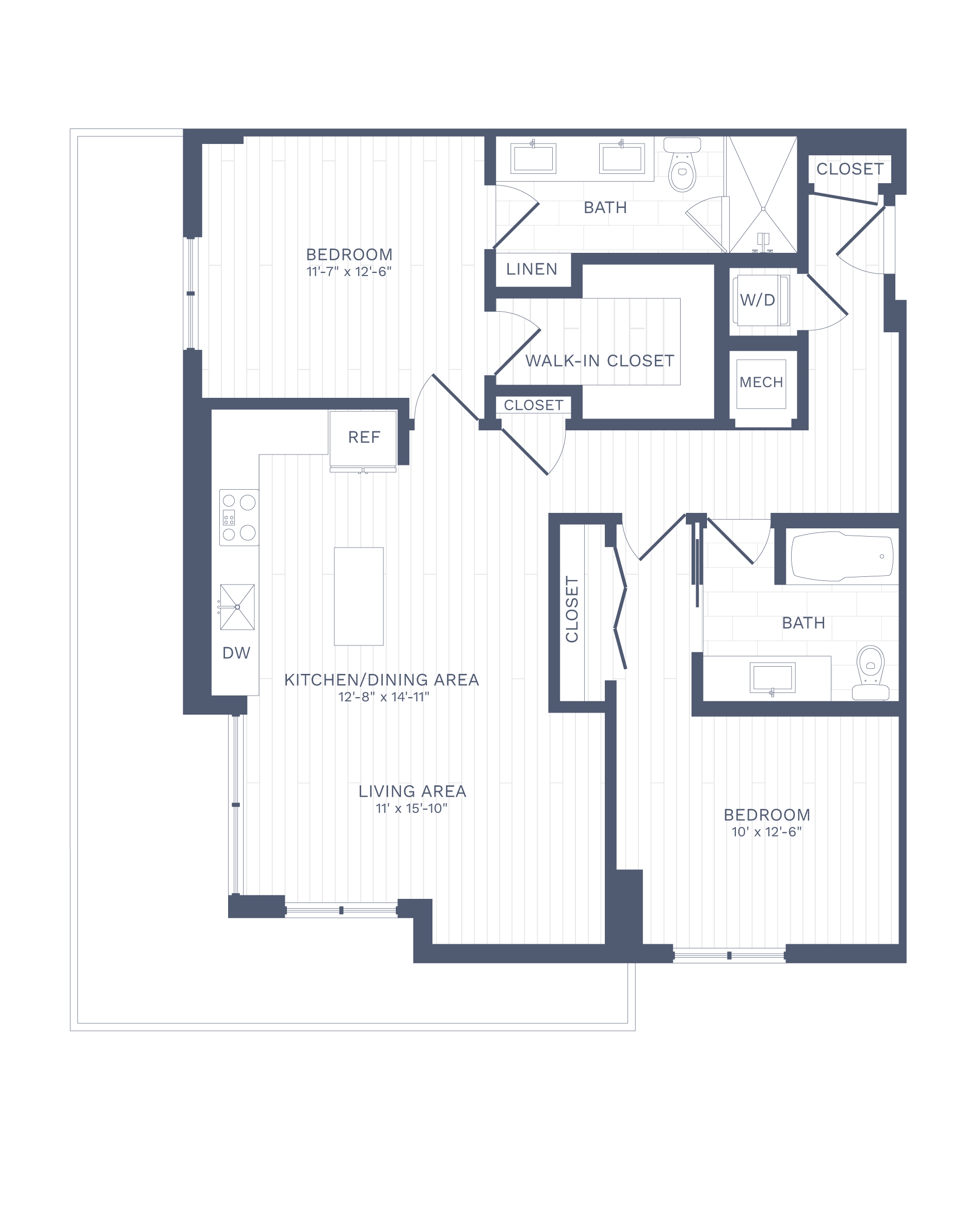 Apartment 0013 floorplan