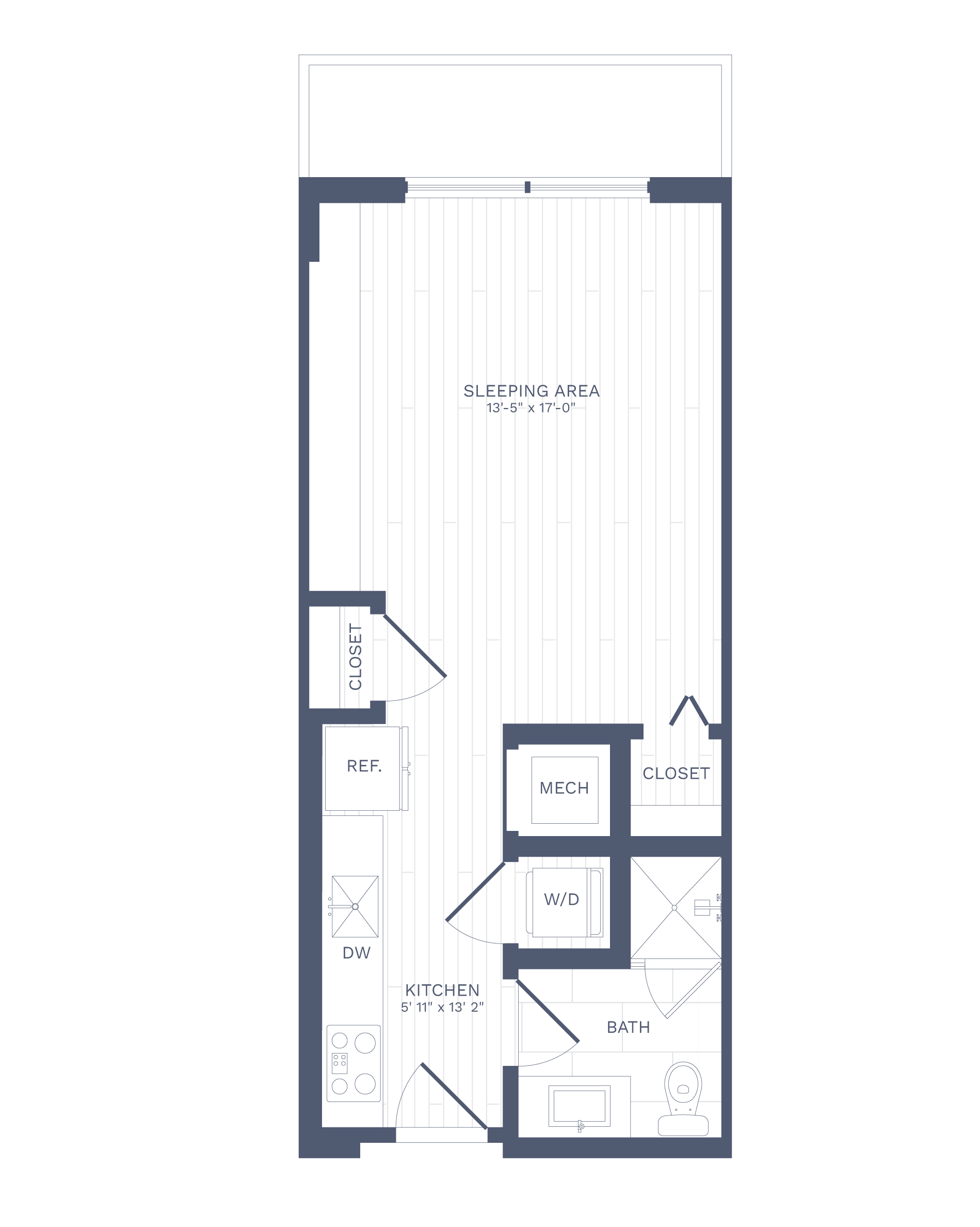 Apartment 0407 floorplan