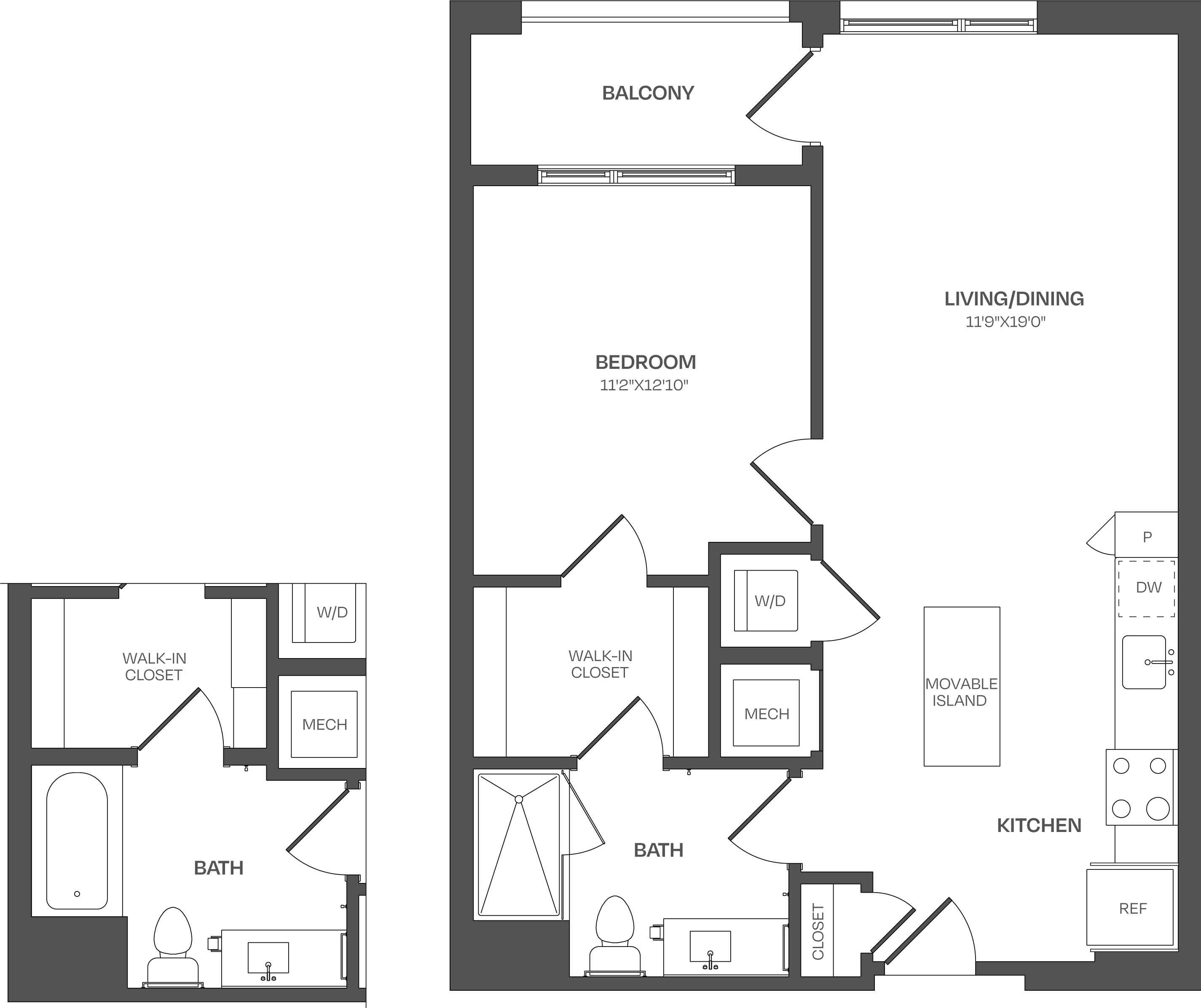 1 Bed/1 Bath-A16