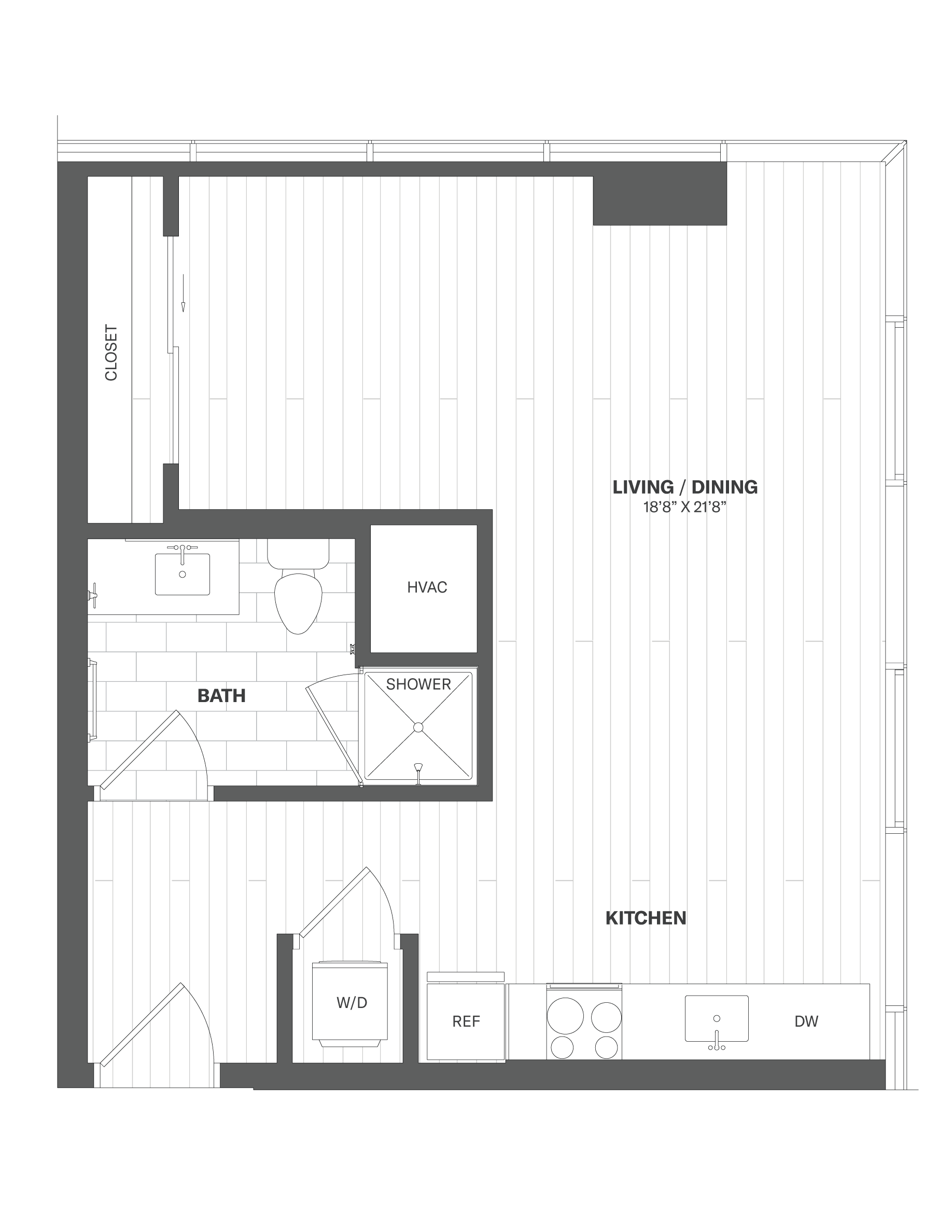 Apartment 1312 floorplan