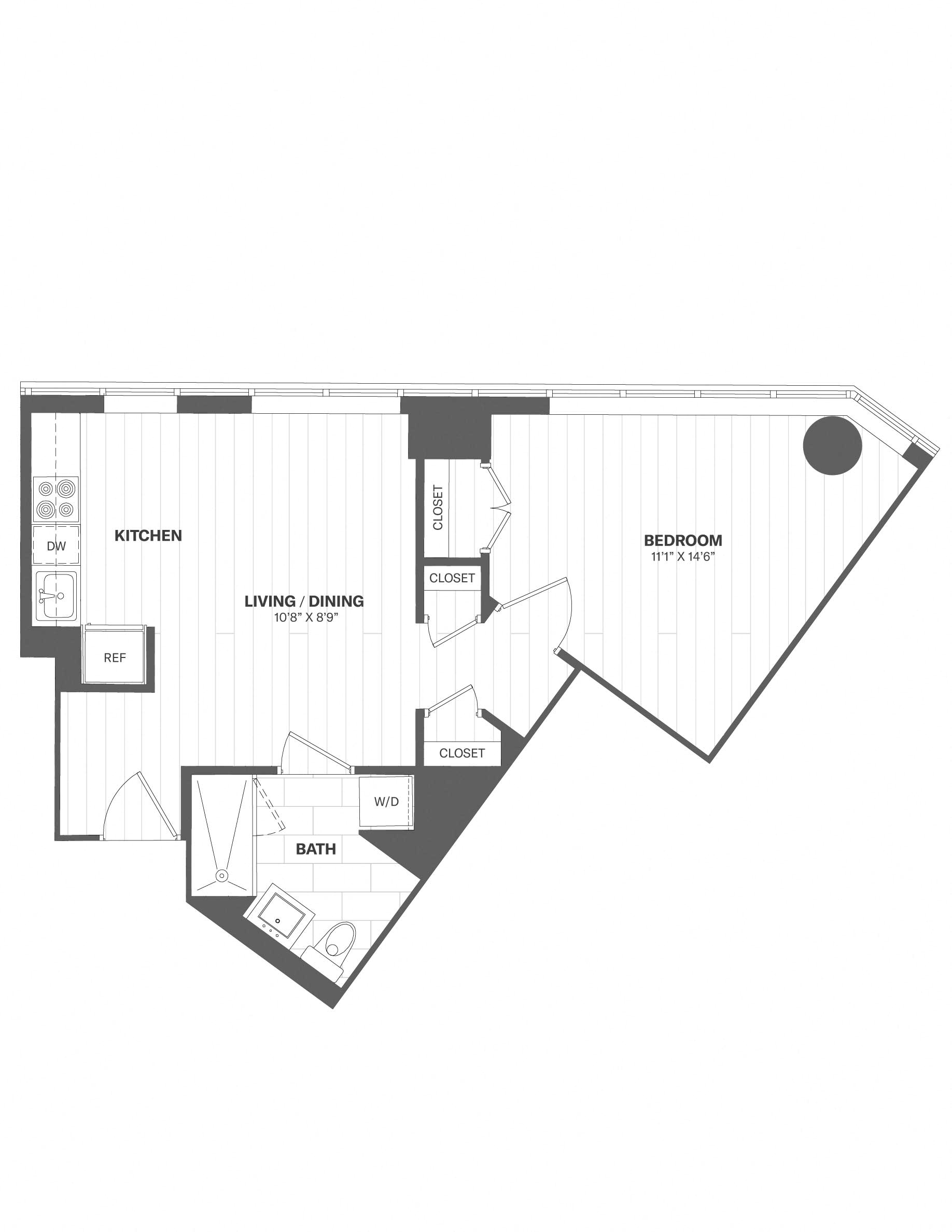 Apartment 1812 floorplan