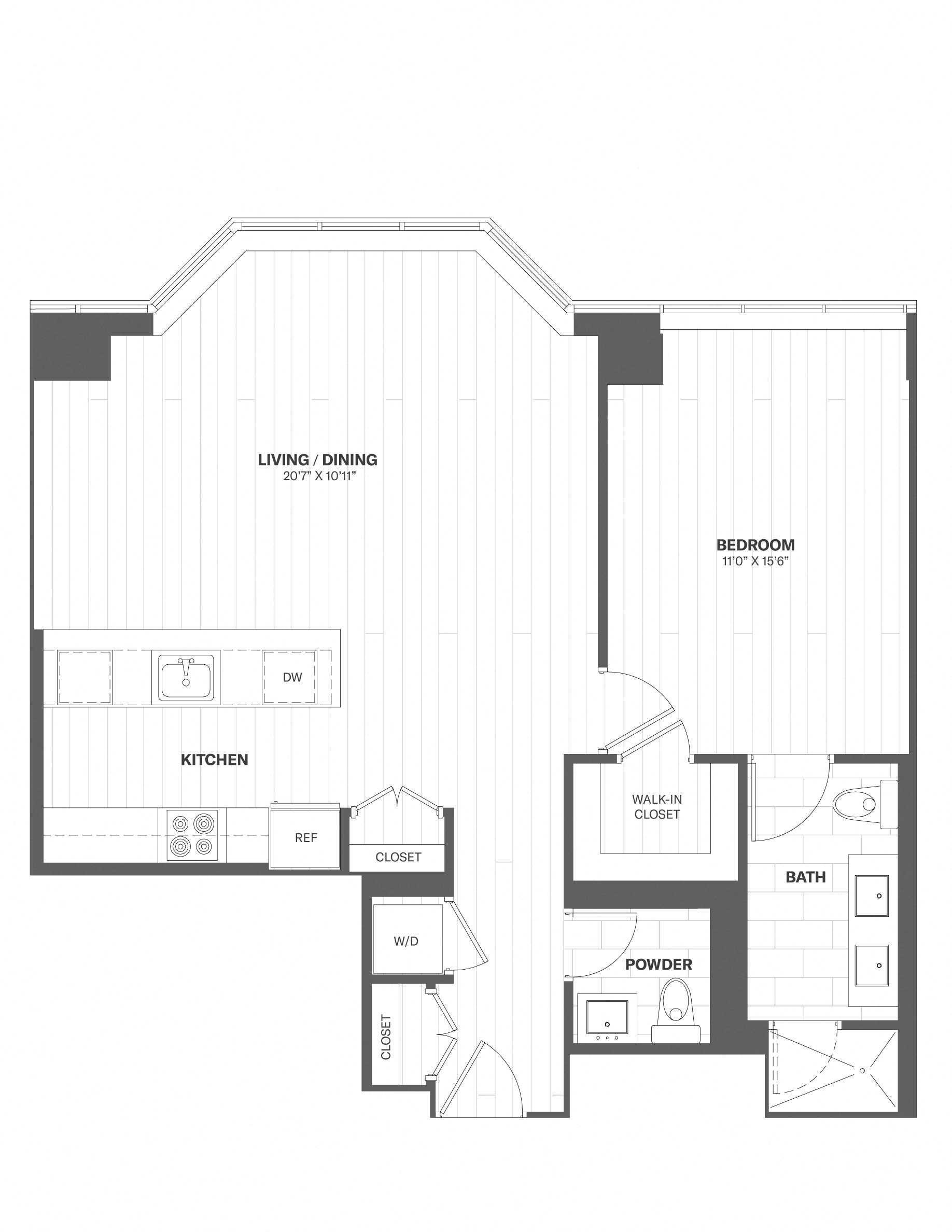 Apartment 3505 floorplan