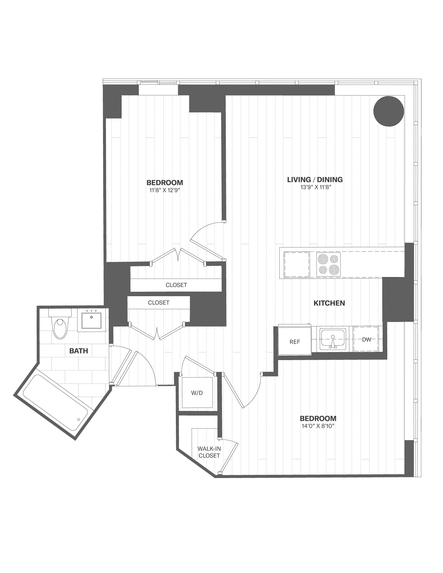 Apartment 0304 floorplan