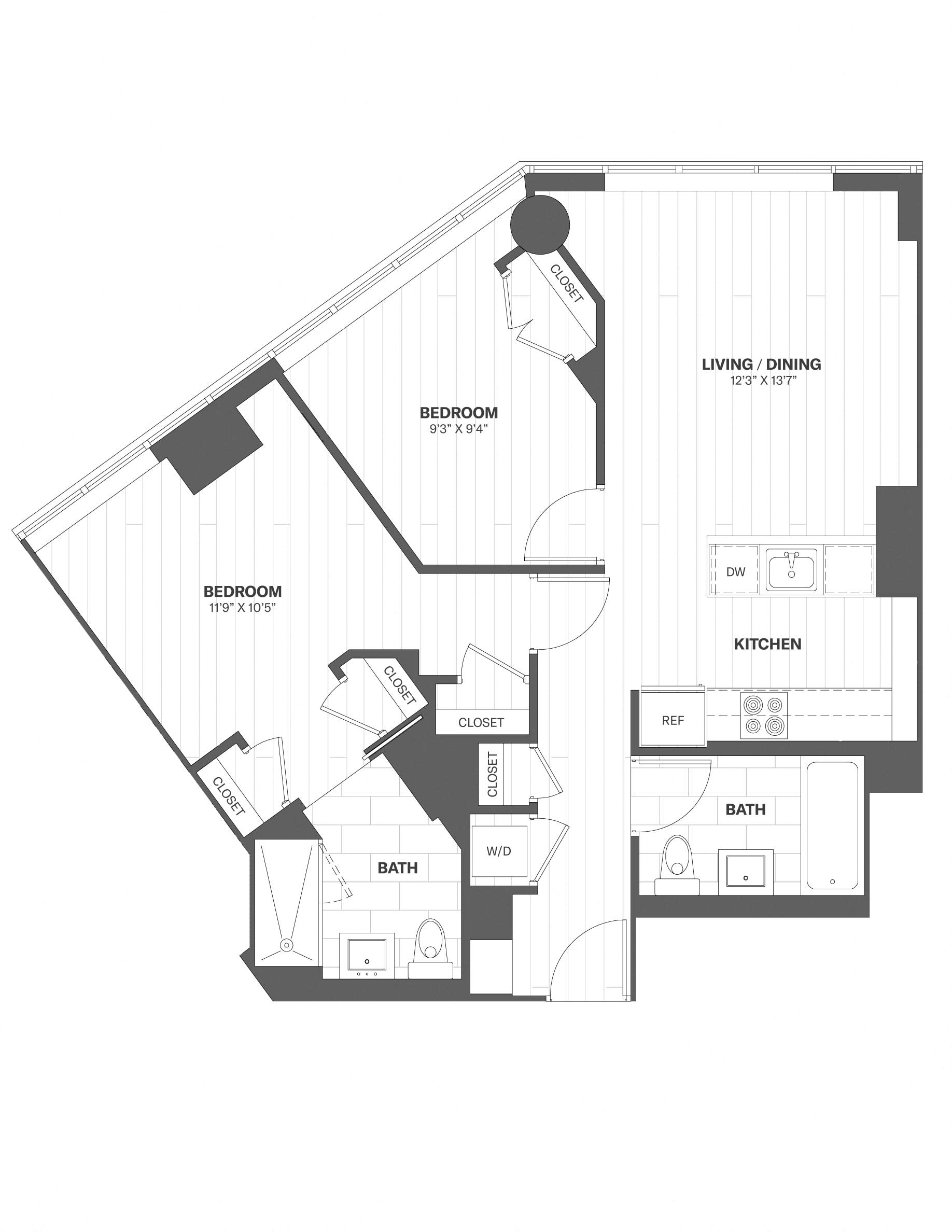 Apartment 0505 floorplan