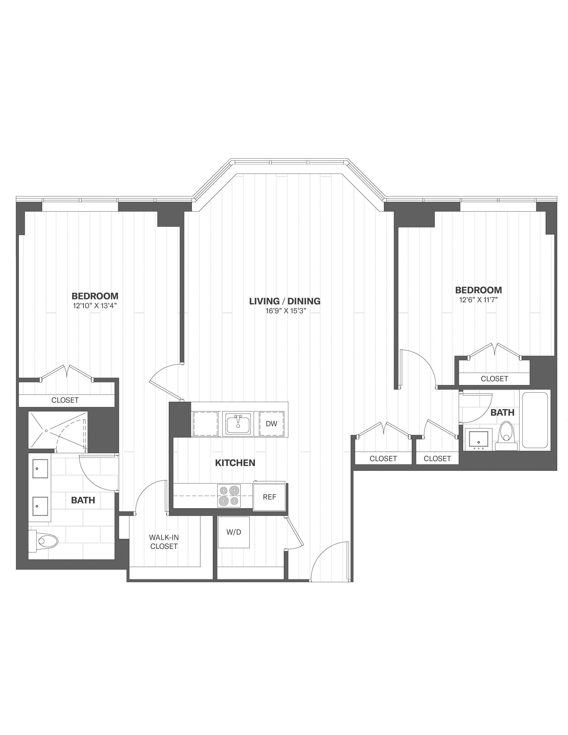 Apartment 3009 floorplan