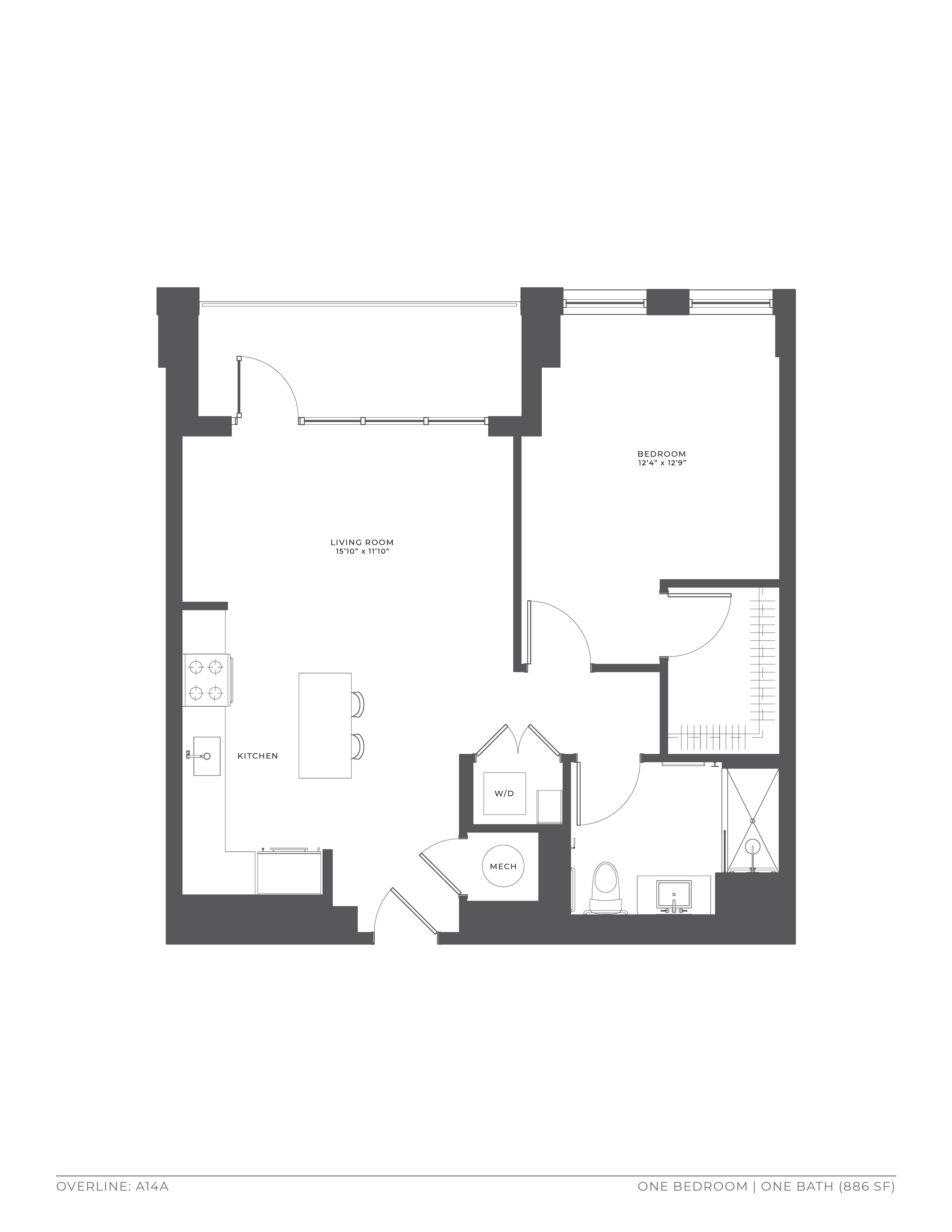 Floorplan image of apartment 